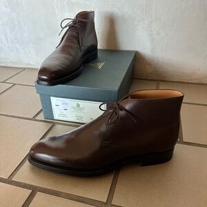 Crockett & Jones Tetbury - Dark Brown Wax Calf - UK 9E (fits like US 11)